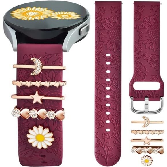 NEW Samsung Galaxy Watch Band with Charms - Picture 1 of 5